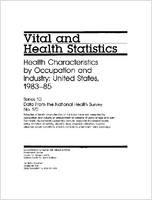 Health characteristics by occupation and industry United States 198385