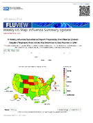 FluView Weekly US Map Influenza Summary Update