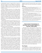 Tuberculosis Transmission in Multiple Correctional FacilitiesKansas 20022003