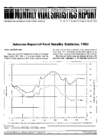 Advance Report of Final Natality Statistics 1983