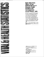 Basic Data from Wave 1 of the National Survey of Personal Health Practices and Consequences United States 1979