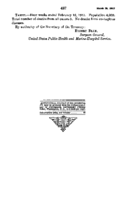Public Health Reports  v 27 no 13 p 487