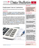 Data Bulletin Employment Costs in Construction