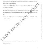 Inverse Probability Weighting to Estimate Impacts of Hypothetical Occupational Limits on Radon Exposure to Reduce Lung Cancer