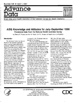AIDS Knowledge and Attitudes for JulySeptember 1990 Provisional Data From the National Health Interview Survey
