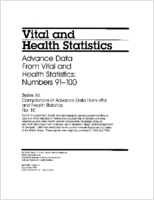 Advance Data from Vital Data and Health Statistics Numbers 91100