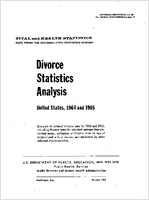 Divorce Statistics Analysis 1964 and 1965