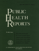 Public Health Reports  v 75  no 5  cover