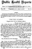 Public health reports  v 15 no 19 May 11 1900