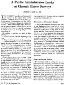 A public administrator looks at chronic illness surveys