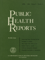 Public Health Report  v 71 no 4  cover