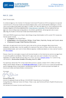 Dear Tribal Leader Recruiting Tribal Advisory Committee TAC Members letter