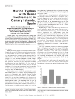 Murine Typhus with Renal Involvement in Canary Islands Spain