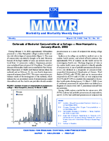 MMWR Morbidity and Mortality Weekly Report Vol 51 No 10 March 15 2002
