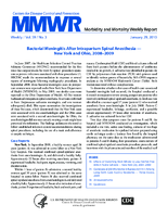MMWR Morbidity and Mortality Weekly Report Vol 59 No 3 January 29 2010