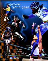 Improve your game  sports and tobacco dont mix