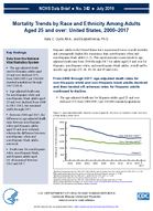 Mortality trends by race and ethnicity among adults aged 25 and over United States 20002017