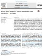 Wearable Sensors for Respiratory Protection in Occupational Settings