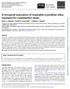 A Temporal Evaluation of Respirable Crystalline Silica Exposure for Construction Tasks