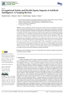 Occupational Safety and Health Equity Impacts of Artificial Intelligence A Scoping Review