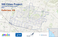 500 Cities Project Local Data for Better Health 2016 Fullerton CA