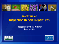 Analysis of Inspection Report Departures  Responsible Official Webinar June 24 2020