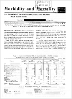 Morbidity and Mortality Weekly Report Vol 11 No 45 for Release November 16 1962
