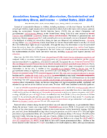 Supplementary Document Showing Detailed Changes to the Corrected and Republished Report Associations Among School Absenteeism Gastrointestinal and Respiratory Illness and Income  United States 20102016