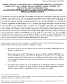 FORMULARIO DECLARACION SUJETA A SANCIONES POR FALSO TESTIMONIO EN RELACION CON LA ORDEN DE LOS CENTROS PARA EL CONTROL Y LA PREVENCION DE ENFERMEDADES PARA LA SUSPENSION TEMPORAL DE DESALOJOS A FIN DE PREVENIR UNA MAYOR PROPAGACION DEL COVID19