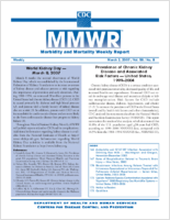 MMWR Morbidity and Mortality Weekly Report Vol 56 No 8 March 2 2007
