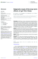 Epigenetic Study of the LongTerm Effects of Gulf War Illness