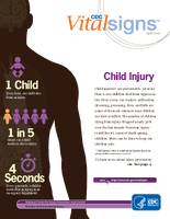 CDC VitalSigns April 2012 Child Injury Child injuries are preventable yet more than 9000 children died from injuries in the US in 2009