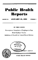 Public Health Reports  v 66 no 2  cover