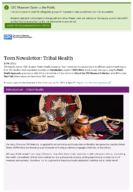 Teen newsletter  June 2022  Tribal health