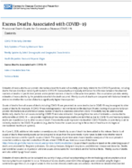 Excess Deaths Associated with COVID19 Provisional Death Counts for Coronavirus Disease COVID19 20210224