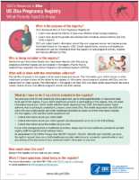US Zika Pregnancy Registry What Parents Need to Know 20160422