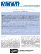 Morbidity and Mortality Weekly Report MMWR  Early Release  Vol 60 August 2 2011