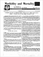 Morbidity and Mortality Weekly Report Vol 3 No 38 October 1 1954