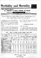 Morbidity and Mortality Weekly Report Vol 10 No 4 for Release February 3 1961
