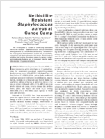 MethicillinResistant Staphylococcus aureus at Canoe Camp
