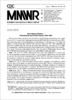 Morbidity and Mortality Weekly Report MMWR July 1 1994  Vol 43  No 25