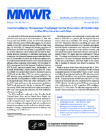 MMWR Morbidity and Mortality Weekly Report Vol 60 No 3 January 28 2011