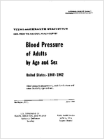Blood Pressure of Adults by Age and Sex United States 19601962