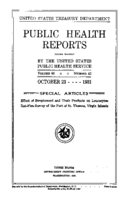 Public Health Reports  v 46 no 43  cover