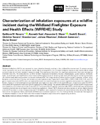 Characterization of Inhalation Exposures at a Wildfire Incident During the Wildland Firefighter Exposure and Health Effects WFFEHE Study