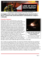 FirefighterEMT Dies After Falling from the Roof of a FiveStory Commercial and Residential Condominium Complex  Colorado