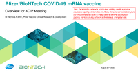 PfizerBioNTech COVID19 mRNA vaccine