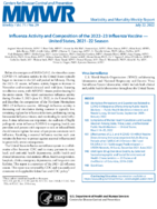 Influenza Activity and Composition of the 202223 Influenza Vaccine  United States 202122 Season