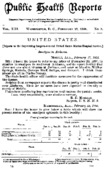 Public health reports  v 13 no 8 February 25 1898