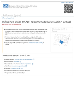 Influenza aviar H5N1  resumen de la situacin actual